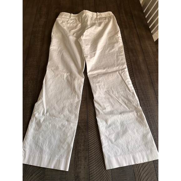Women's Talbots White Wide Leg Pants Size 8P - Picture 2 of 7